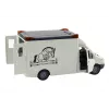 LEAN TOYS Transportador de cavalos com portas, luz e som branco