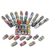 LEAN TOYS Conjunto com 25 carros de brincar de recuo, veículos variados, coloridos, propulsão por fricção, sem pilhas necessárias, para crianças a partir dos 3 anos