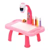 LEAN TOYS Mini projetor robô de mesa 2em1 acessório rosa