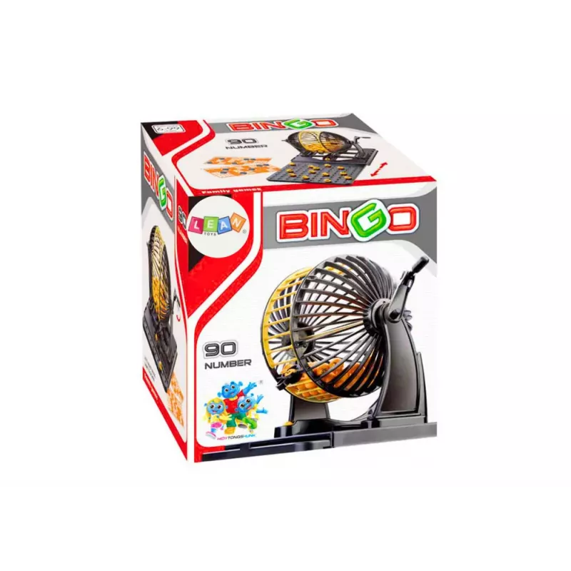 LEAN TOYS Jogo de festa em família bingo loto máquina de sorteio