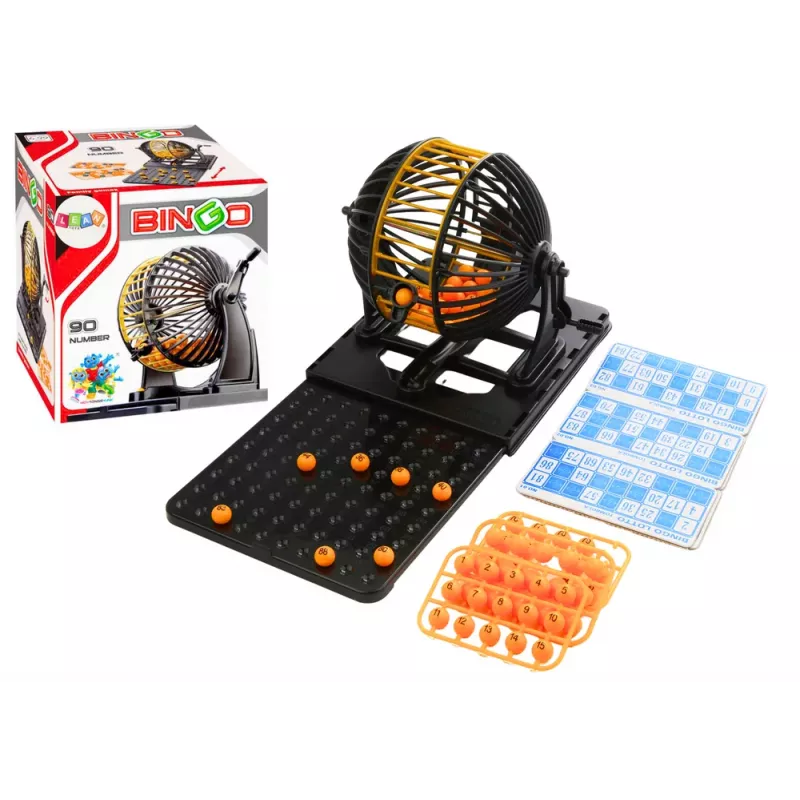 LEAN TOYS Jogo de festa em família bingo loto máquina de sorteio