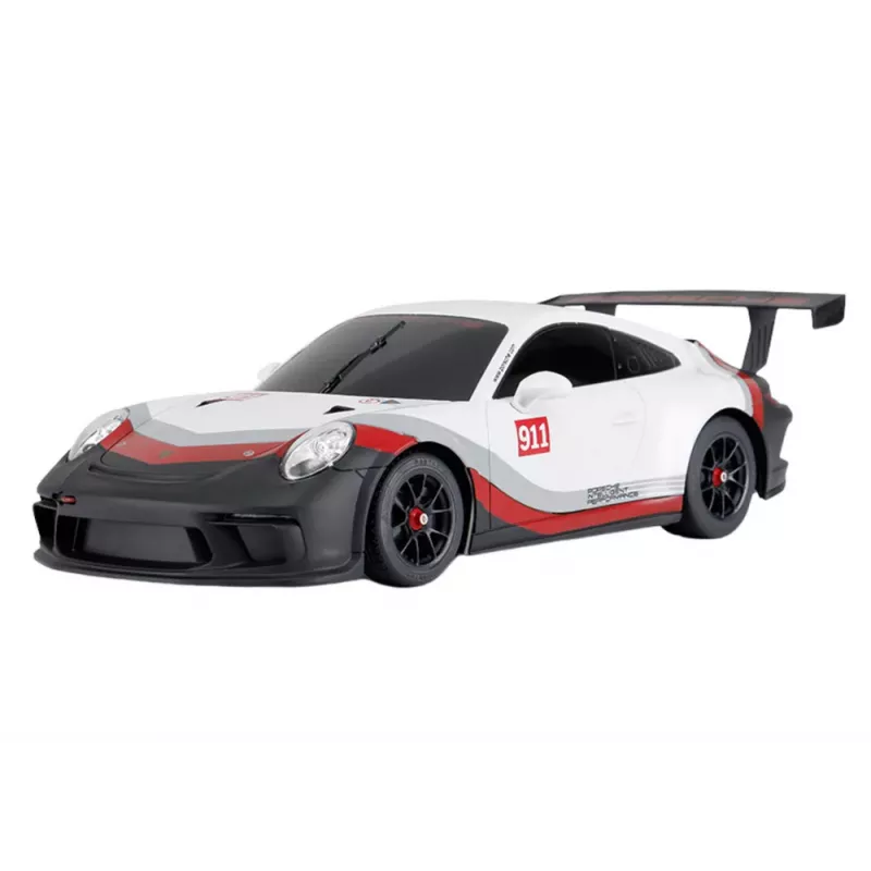 Carro RC 1:18 Rastar Porsche 911 GT3 branco-cinzento