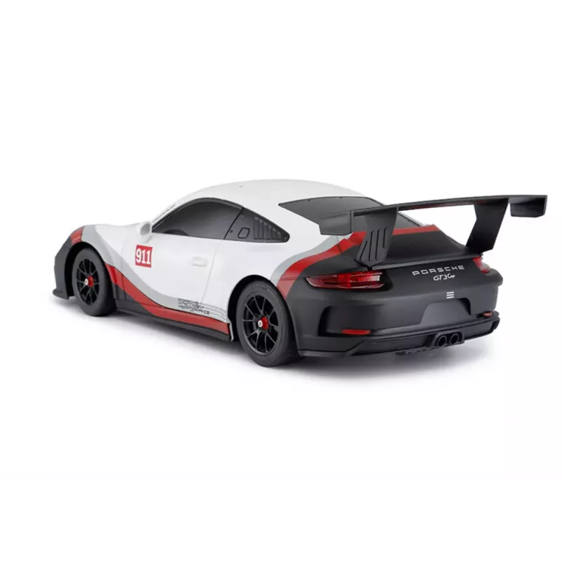 Carro RC 1:18 Rastar Porsche 911 GT3 branco-cinzento