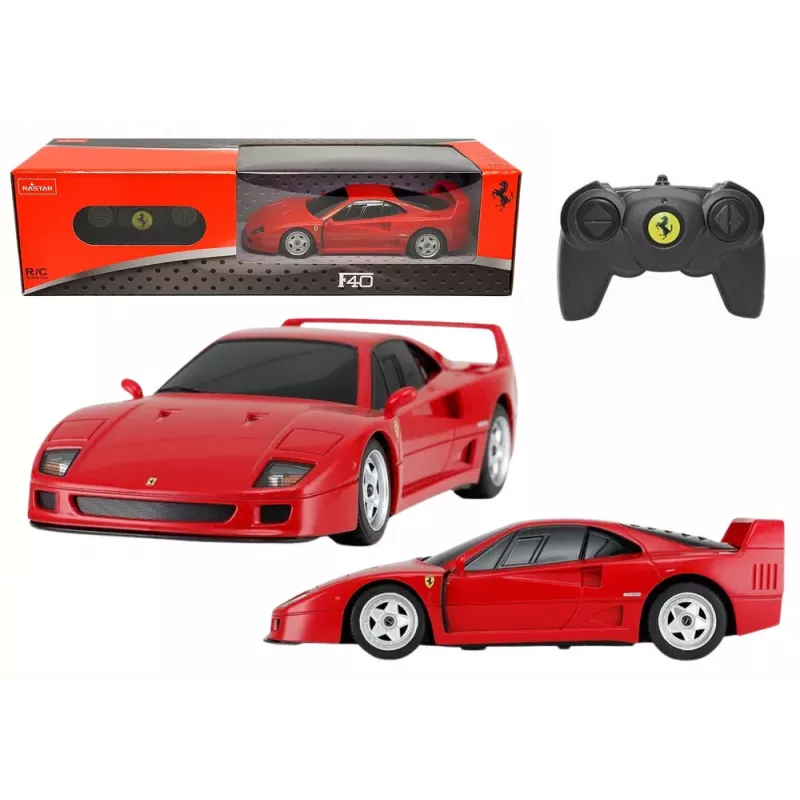 RASTAR RC Carro desportivo 1:24 telecomandado Ferrari F40 vermelho