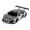 RASTAR 1:24 carro desportivo telecomandado Audi R8 LMS prateado carro RC