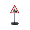 LEAN TOYS Placa de aviso de obras grande 70cm