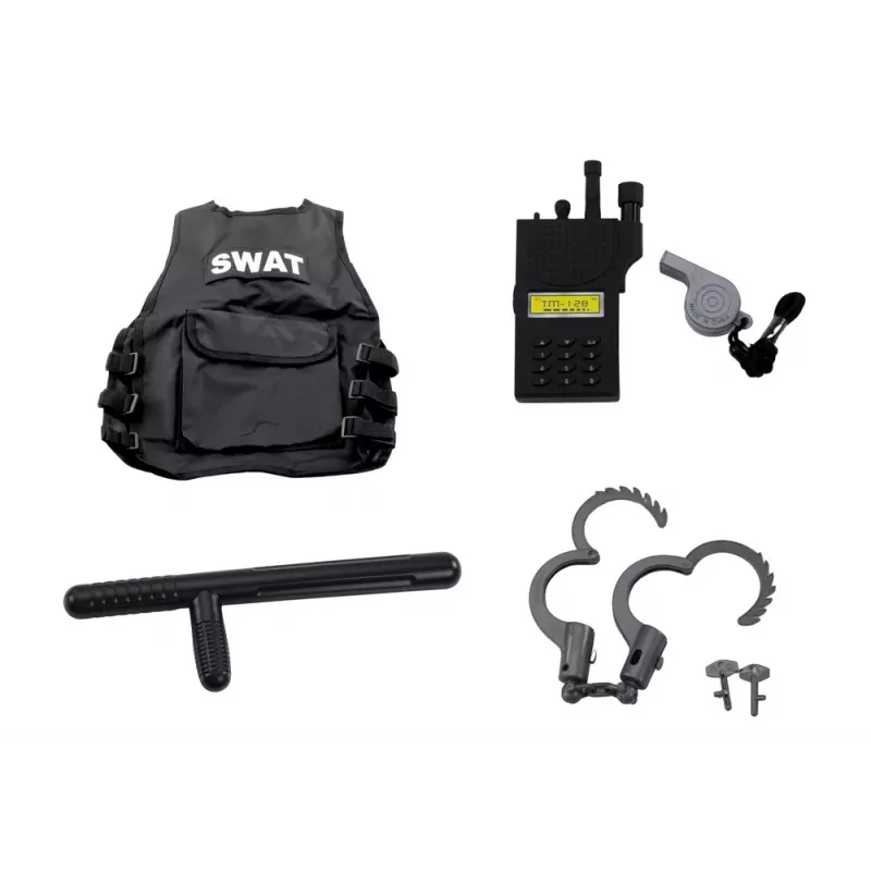 LEAN TOYS Conjunto educativo polícia controlo de trânsito semáforo 10 peças