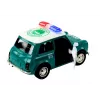 LEAN TOYS Carro de polícia clássico 1:38 com luzes e sons verde