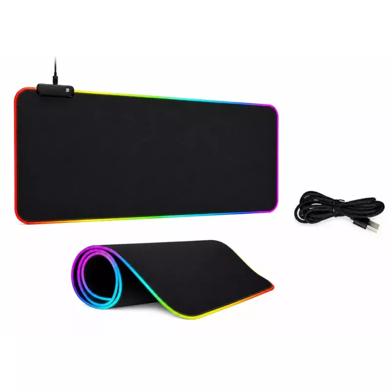 LEAN Tapete de Rato e Teclado com Iluminação LED 40x90cm