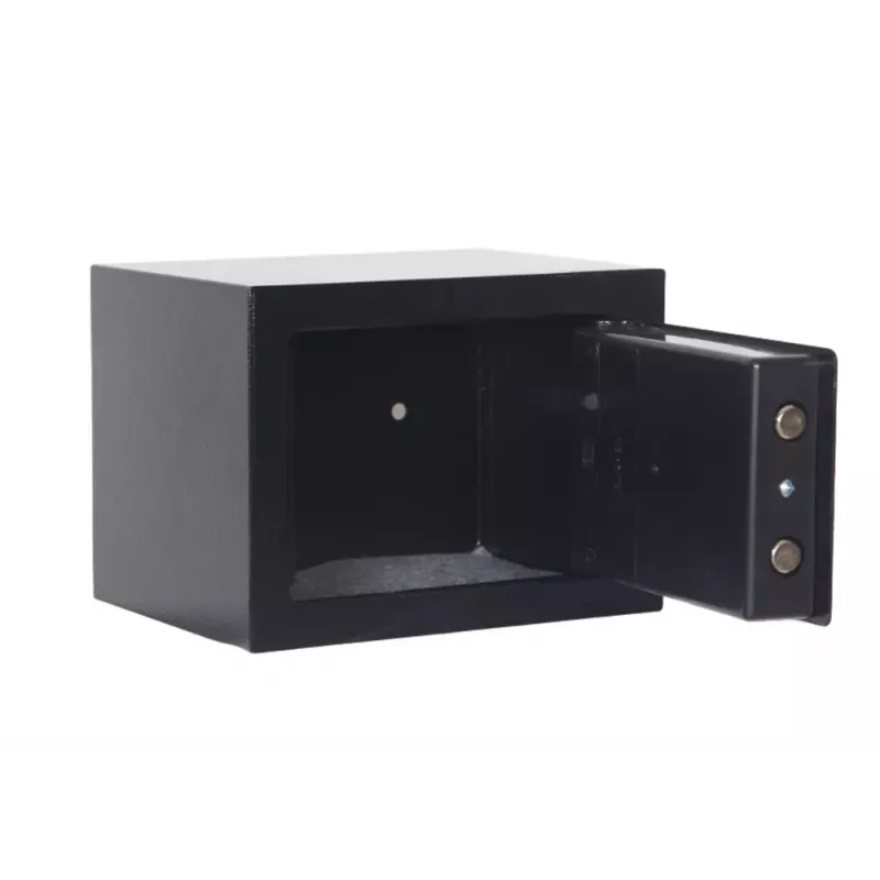 LEAN Cofre de Chaves para Casa em Aço Preto 35x25x25cm