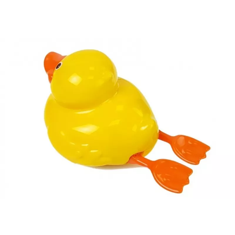 LEAN TOYS Pato Amarelo a Pilhas 18 cm para o Banho