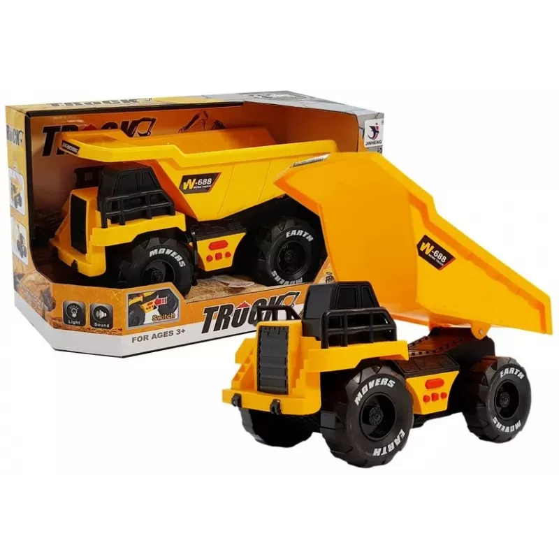 LEAN TOYS Dumper de Fricção Sons e Luzes