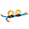 LEAN TOYS Pista de Corrida com 4 Loops, Dois Carros de 181 cm