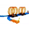 LEAN TOYS Pista de Corrida com 4 Loops, Dois Carros de 181 cm