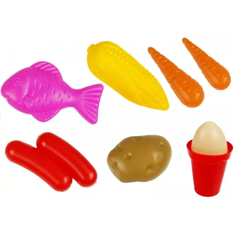 LEAN TOYS Cozinha Infantil Interativa com Frigorífico, Torneira, Acessórios, 58 Peças