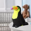 LEAN TOYS Peluche tucano mascote ave amarelo 20cm