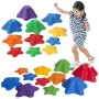 LEAN TOYS Pedras sensoriais 6 pedras coloridas 3 tamanhos