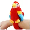 LEAN TOYS Peluche mascote papagaio pulseira de pulso vermelho