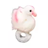 LEAN TOYS Peluche mascote cisne pulseira de pulso branco