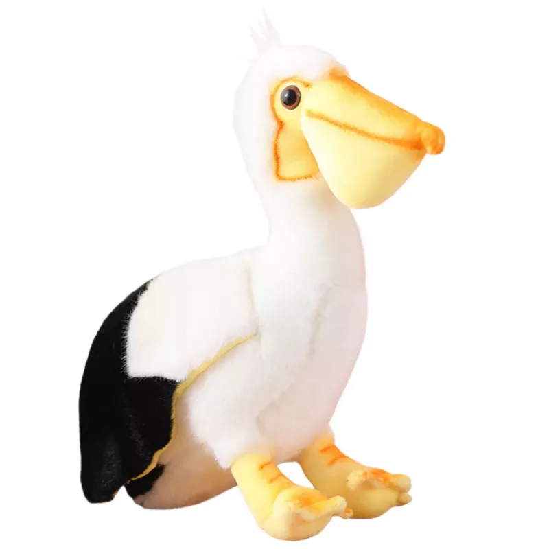LEAN TOYS Peluche pelicano mascote ave 24cm