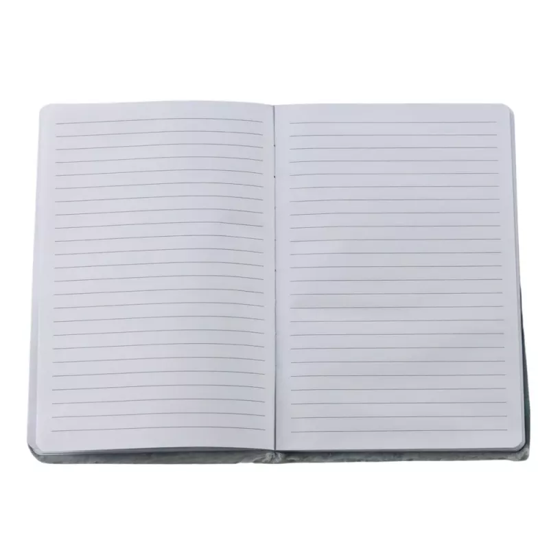 LEAN Caderno de peluche com linhas com motivo de coelho A5