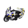 LEAN TOYS Mota de polícia com tração por fricção, luz e som a pilhas