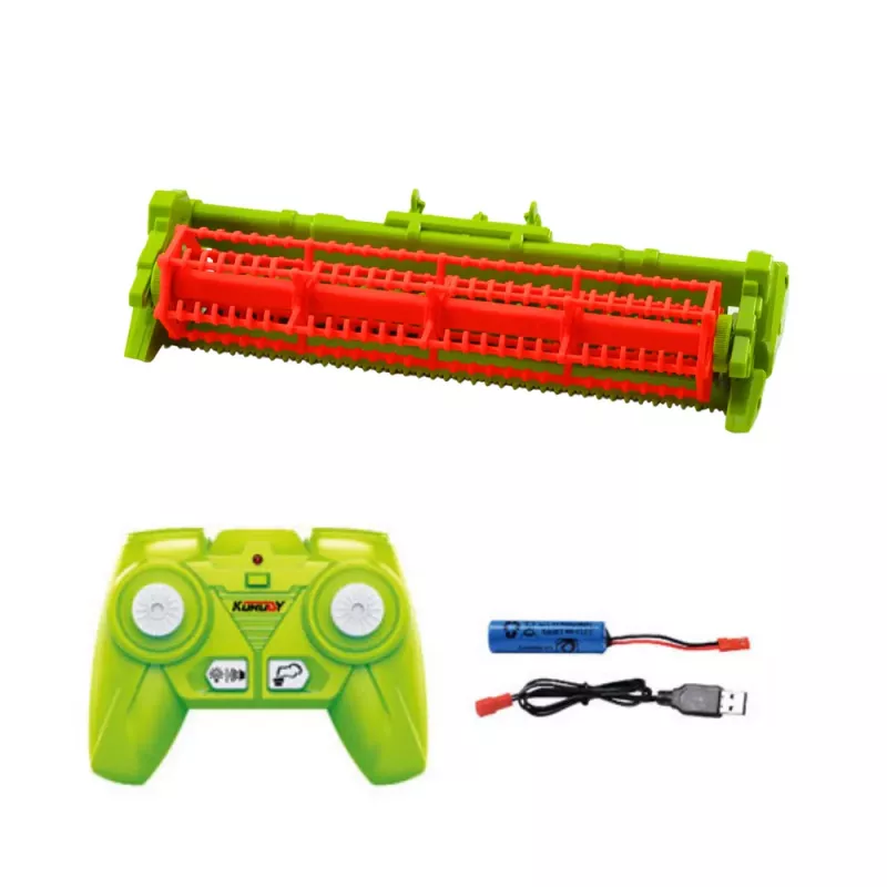 LEAN TOYS Ceifeira-debulhadora agrícola com barra de corte de cereais telecomandada RC 2.4G