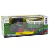 LEAN TOYS Trator agrícola com atrelado e forquilhas telecomandado RC 2.4G