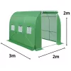 LEAN Túnel UV verde para hortícolas com janelas 2x3 M 6M²