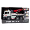 LEAN TOYS Camião de construção com grua ajustável, luzes e sons branco