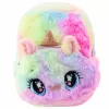 LEAN Mochila de criança em peluche unicórnio arco-íris Colorido 20cm 3L