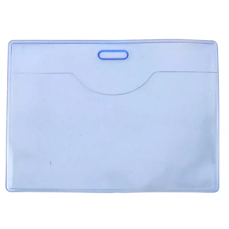 LEAN Conjunto de 20 Capas Flexíveis Transparentes Azuis para Cartões