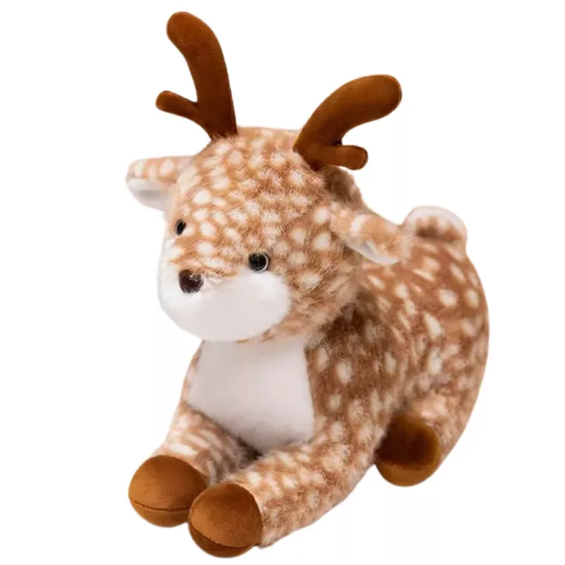 LEAN TOYS Peluche Mascote Peluche Veado Castanho Malhado 23 cm