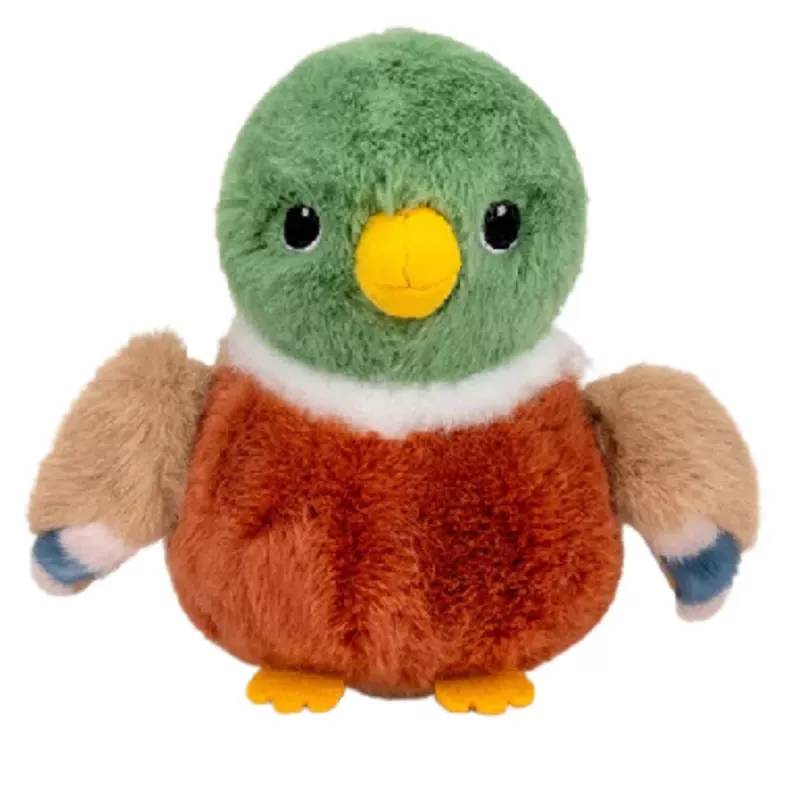 LEAN TOYS Peluche Mascote Peluche Pássaro Pato de Peluche 12 cm