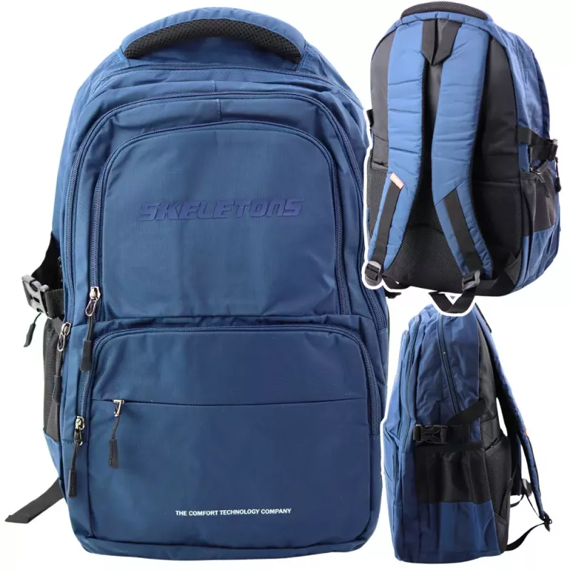 Mochila Funcional LEAN City 9 Bolsos Azul-marinho 35L 48cm