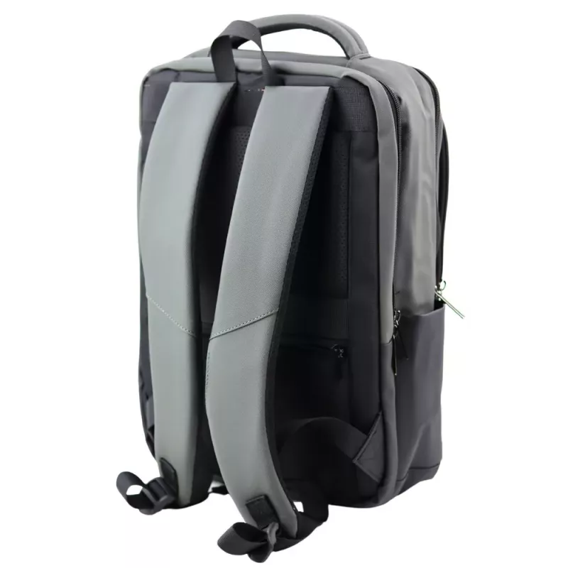 Mochila LEAN City Business USB Bolso para Portátil Preta Cinzenta 16L 41cm