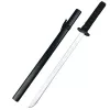 LEAN TOYS Espada Katana de Madeira Adereço de Treino de Brincar Preta 70cm