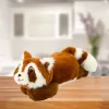 LEAN TOYS Peluche Guaxinim Castanho Deitado 30cm