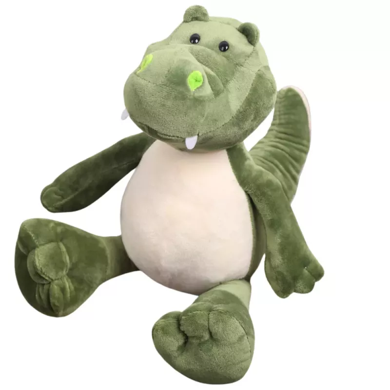LEAN TOYS Peluche Mascote Boneco de Peluche Crocodilo Verde 25cm