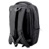 Mochila de cidade para negócios LEAN USB com alça de peito preta 26L 45cm