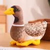 LEAN TOYS Peluche Mascote Peluche de Aconchego Pato Castanho Amarelo 28cm