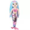 LEAN TOYS Peluche Sereia Peluche de Aconchego com Cauda Holográfica Rosa-Azul 48cm