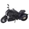 LEAN TOYS Mota desportiva metal luzes sons elementos dourados preto 1:12