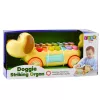 LEAN TOYS Cão de passeio com bacia, orelhas móveis, cauda, bastão numa corda