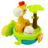 LEAN TOYS Brinquedo de banho girafa sensorial interativo ventosas colorido
