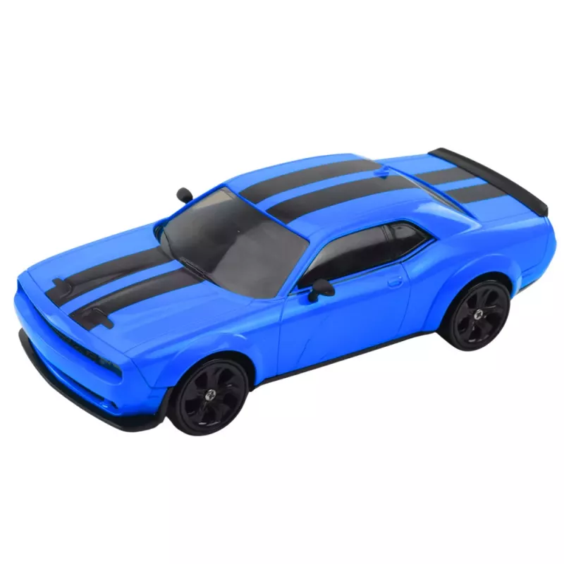 LEAN TOYS Carro desportivo de drift rodas intercambiáveis telecomandado RC 4WD azul Sport