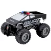 LEAN TOYS Carro de polícia RC todo-o-terreno telecomando preto 1:16