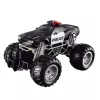 LEAN TOYS Veículo de polícia RC todo-o-terreno telecomandado 1:16 luzes fumo