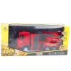Veículo de bombeiros com escada extensível e função de jato de água Huina 1:18