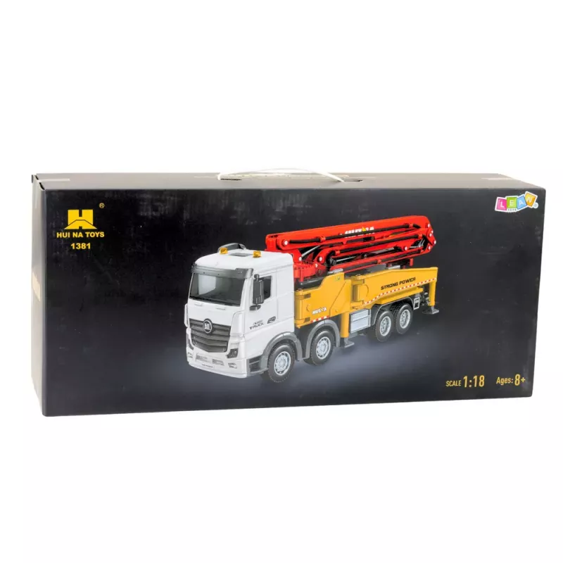 HUINA 1:18 Betoneira RC com controlo remoto cinzento